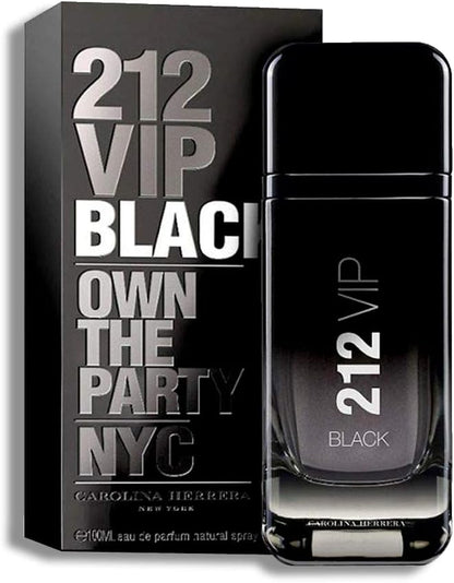 Perfume masculino 212 Vip Black Carolina Herrera